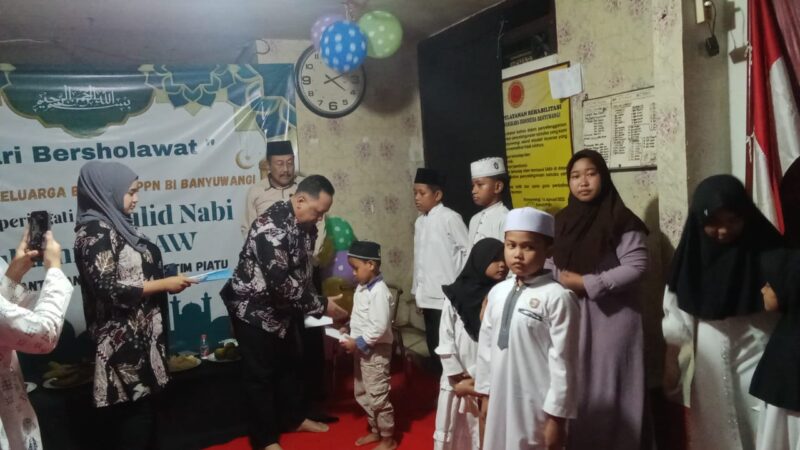 LRPPN-BI Banyuwangi Peringati Maulid Nabi Muhammad SAW 1447 H,dan Santuni Anak Yatim
