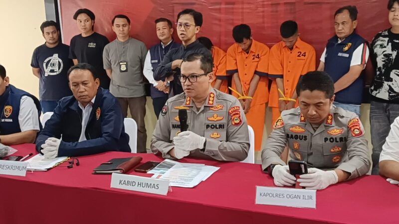 Polisi Ringkus 3 Pelaku Pembunuhan Berencana Sopir Truk di Ogan Ilir 