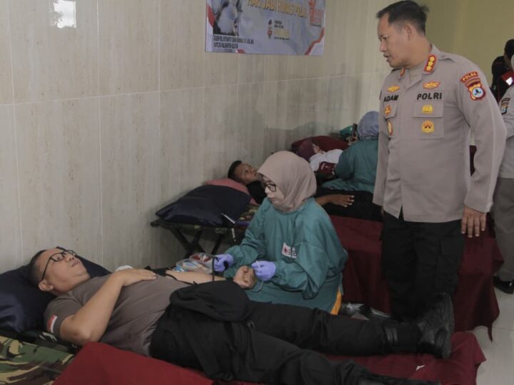 Hari Jadi Humas Polri Ke-74, Polda Kalsel Gelar Donor Darah