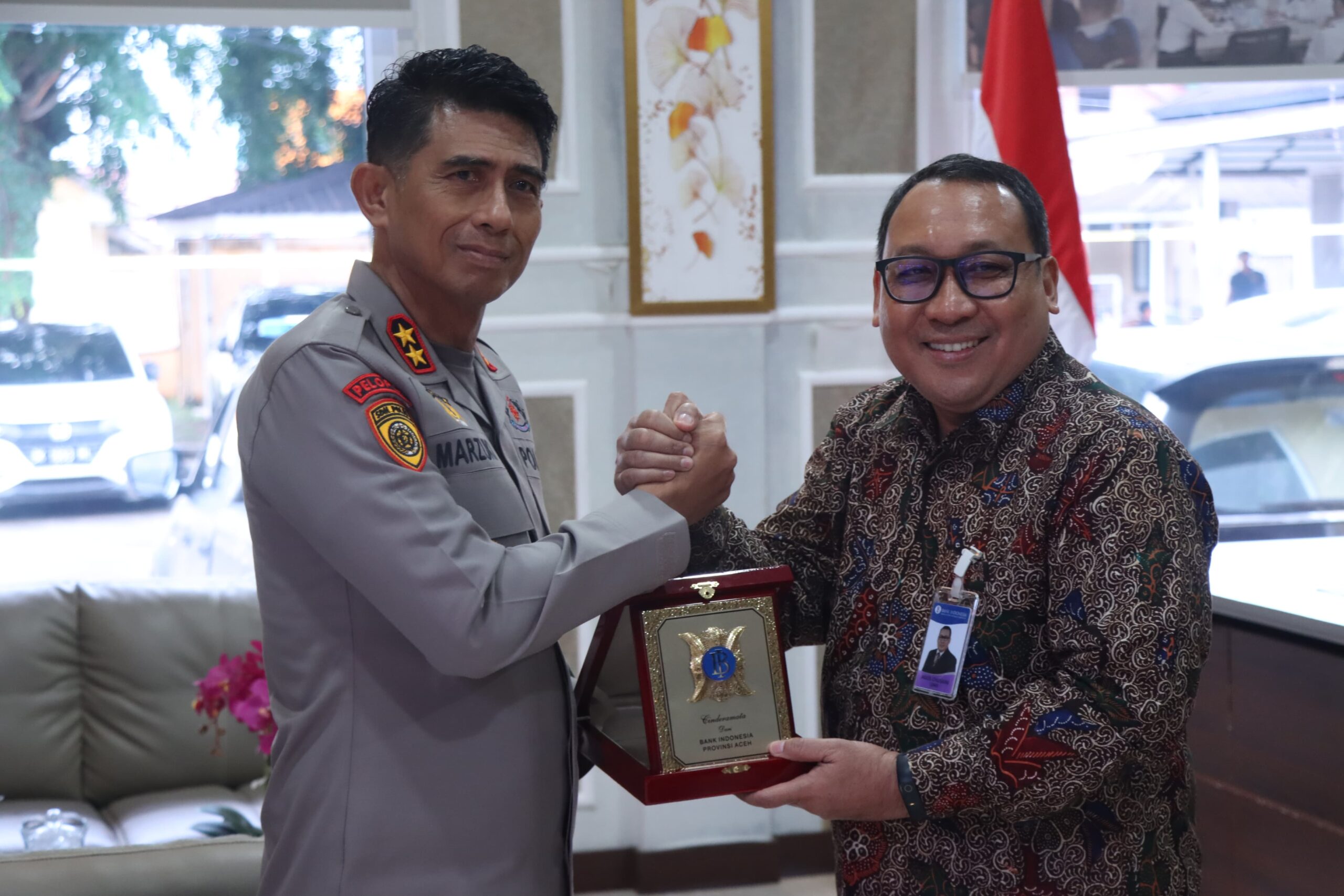 Kapolda Aceh Terima Audiensi Kepala Perwakilan BI, Bahas Sinergi Stabilitas Ekonomi dan Keamanan
