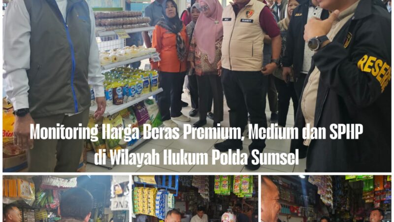 Polda Sumsel Pastikan Harga Beras di PALI dan Muara Enim Sesuai HET