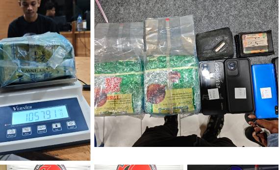 Dua Kurir Narkoba Antar Provinsi Ditangkap di Percut,2 Kg Sabu Diamankan 