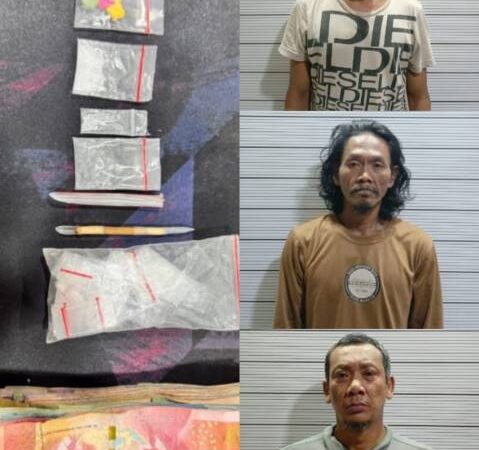 Polrestabes Medan Ringkus Tiga Pengedar Sabu dan Ekstasi di Sunggal 