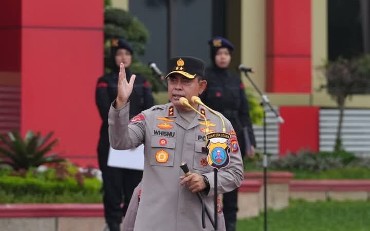 Pimpin Apel Gabungan, Kapolda Sumut Tegaskan Pentingnya Profesionalisme dan Menjaga Marwah Polri