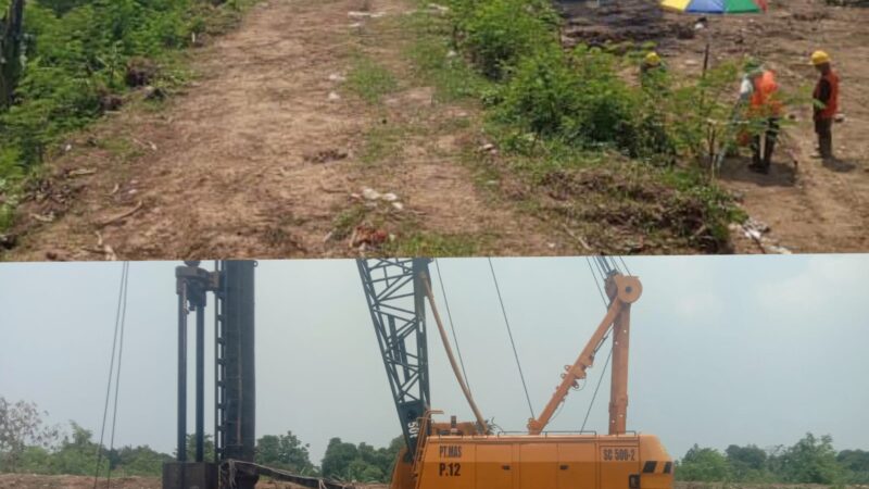 Warga Resah Dengan Getaran Proyek Pemancangan Tanggul Citarum Hilir, Yang Buat Tembok Rumah Warga  Retak