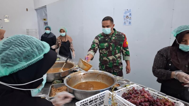 Babinsa Koramil-06/Manyak Payed Lakukan Pengecekan Dapur Program Makan Bergizi Gratis