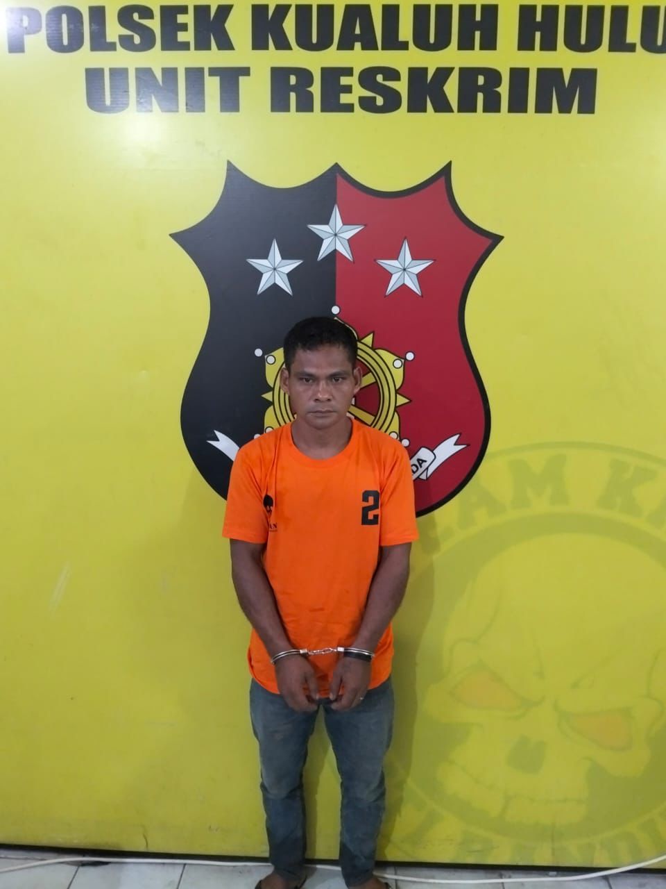 Polsek Kualuh Hulu Ringkus Pengedar Sabu Beserta Barang Bukti 1,55 Gram di Desa Siamporik