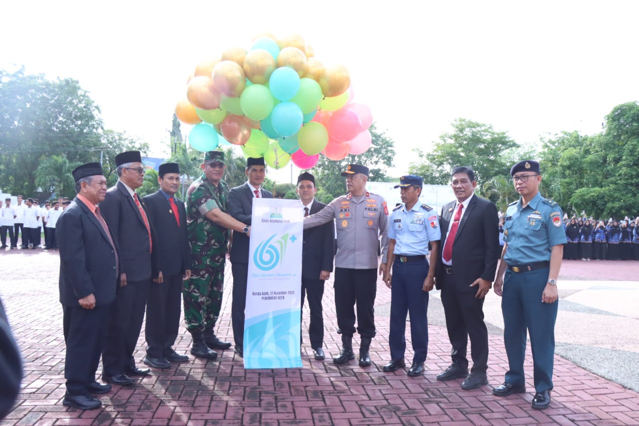 Wakapolda Aceh Hadiri Peringatan Hari Kesehatan Nasional ke-61 Tahun 2025