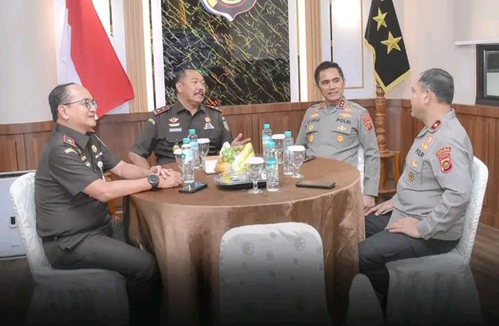 Memperkuat Koordinasi,Demi Mewujudkan Proses Hukum Yang Cepat dan Transparan,Kajati Jambi Kunjungi Kapolda Jambi 