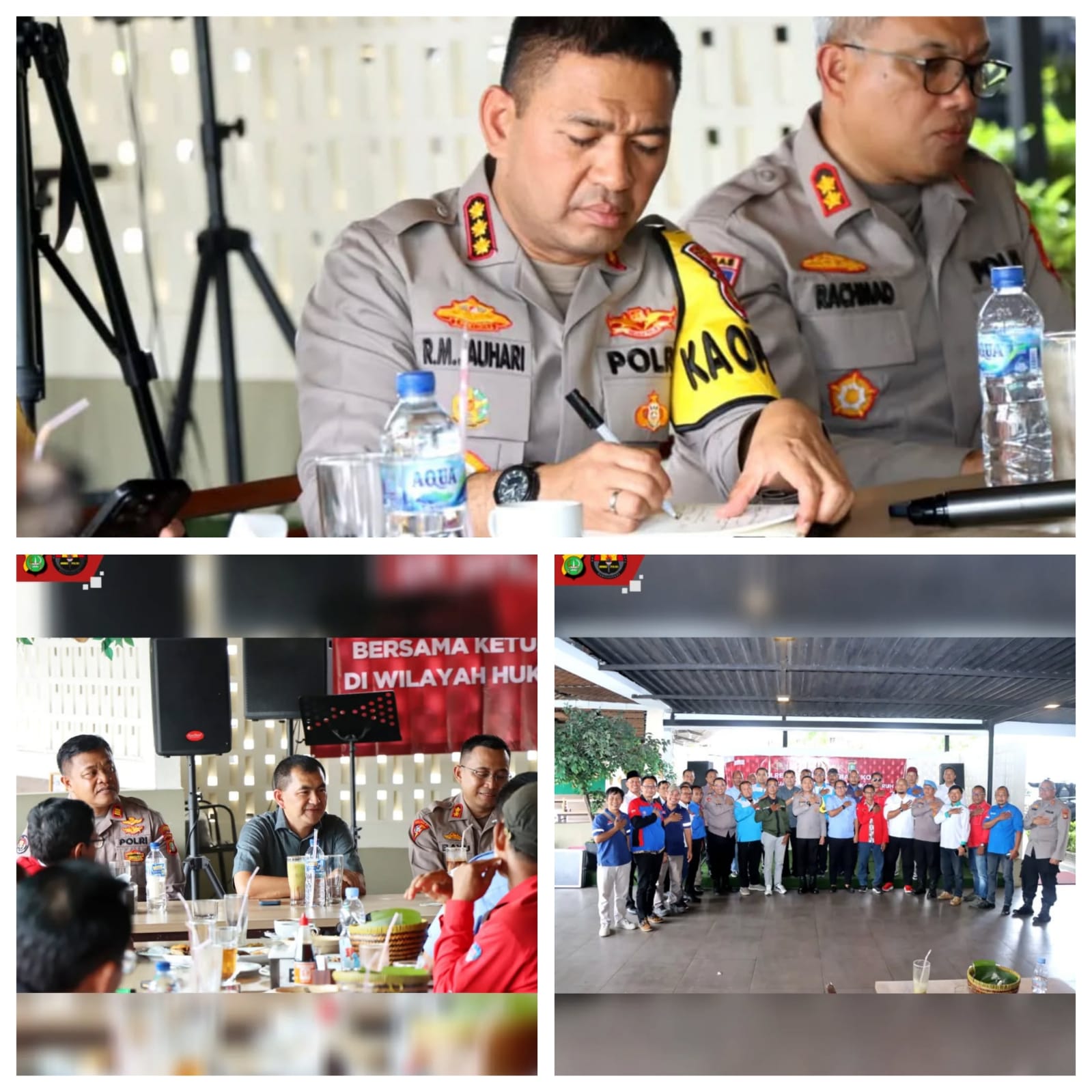 Kapolres Metro Tangerang Kota Jalin Silaturahmi Bersama Elemen Serikat Buruh