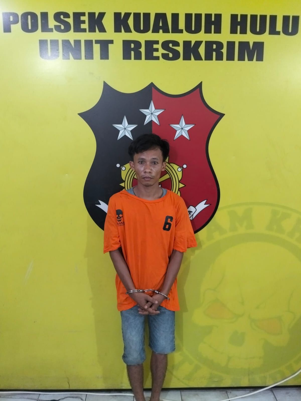 Polsek Kualuh Hulu Amankan Pengedar Narkotika Jenis Sabu di Desa Simangalam Labuhanbatu Utara 