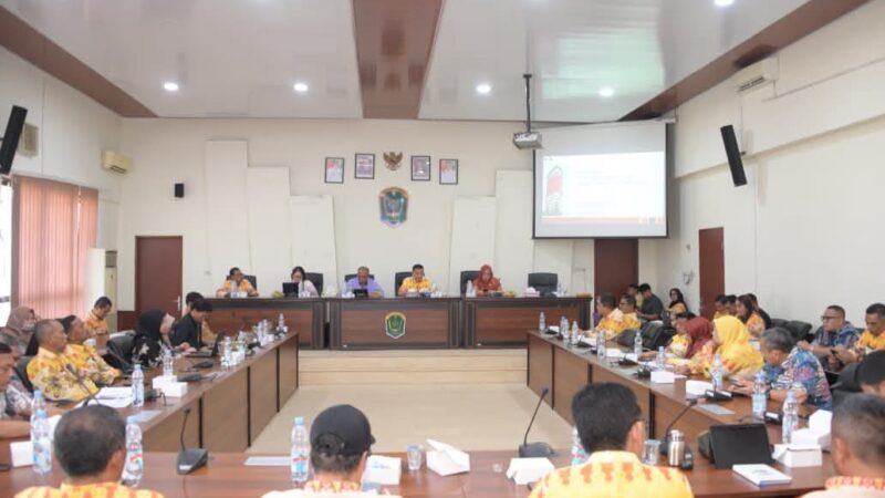 Bupati Hendri Yanto Sitorus Pimpin Rapat Koordinasi, Monitoring, dan Evaluasi Program Pencegahan Korupsi Terintegrasi