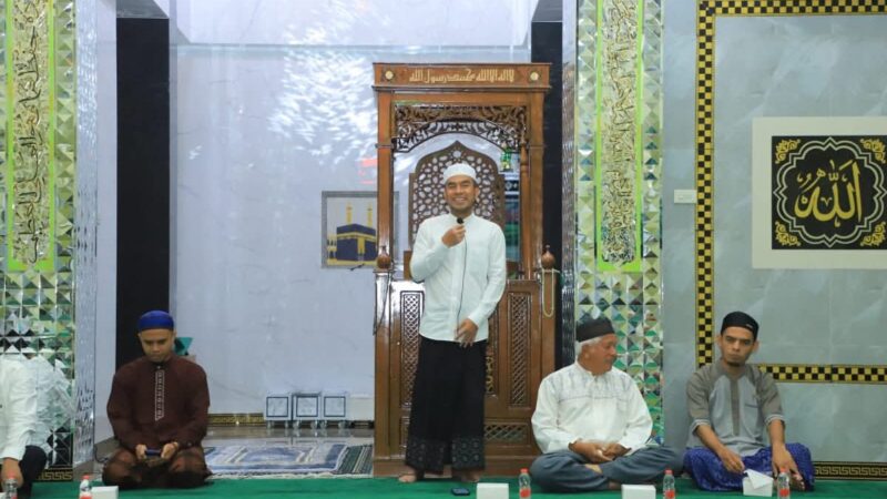 Safari Subuh di Pulo Tarutung, Wabup Ajak Masyarakat Taat Beribadah