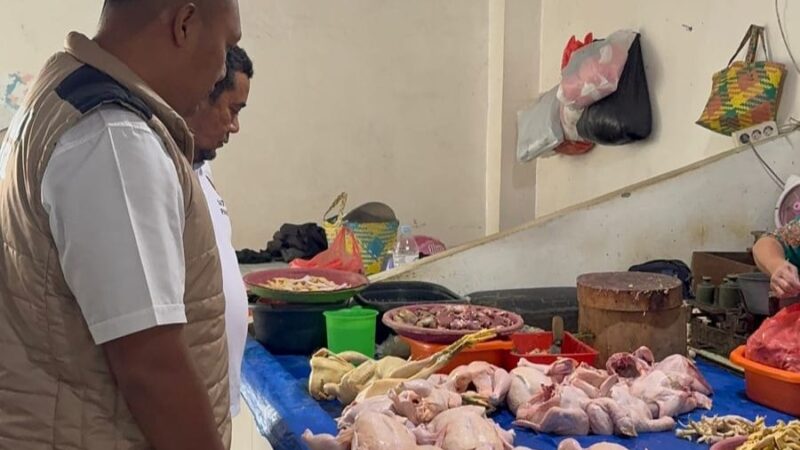 Satgas Pangan Polda Kalsel Kembali Sambangi Pasar Tradisional di Banjarmasin