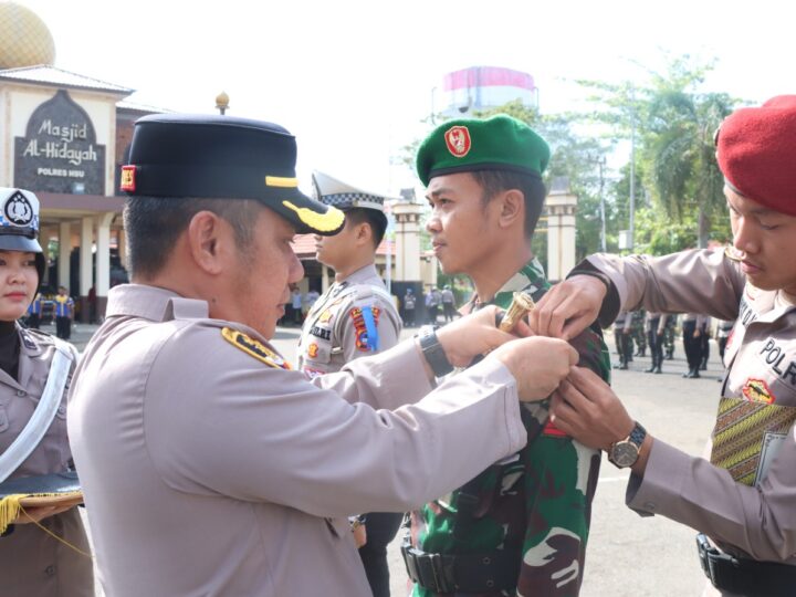 Sinergi Tiga Pilar,Polres HSU Resmi Gelar Pasukan Operasi Zebra Intan 2025, Fokus Utama Keselamatan Berlalu Lintas