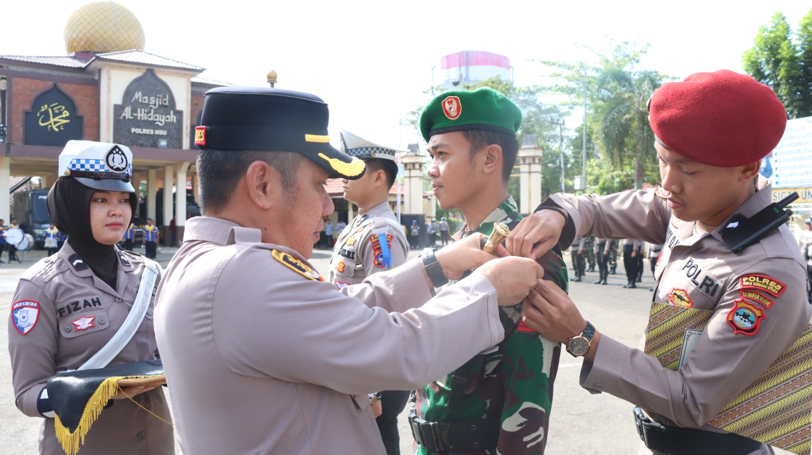 Sinergi Tiga Pilar,Polres HSU Resmi Gelar Pasukan Operasi Zebra Intan 2025, Fokus Utama Keselamatan Berlalu Lintas