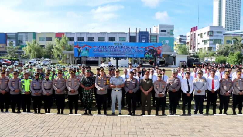 Polres Metro Tangerang Kota Gelar Apel Pasukan Operasi Zebra Jaya 2025