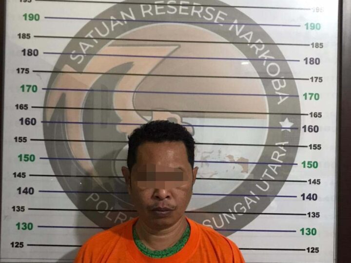 Sat Resnarkoba Polres HSU Bekuk Pria Pengedar Sabu 2,19 Gram di Jalan Pembalah Batung