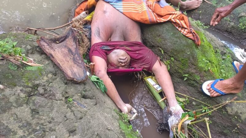 Penemuan Mayat di Sungai Mangarang Paritjah Kulon Gegerkan Warga