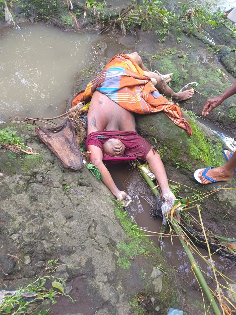 Penemuan Mayat di Sungai Mangarang Paritjah Kulon Gegerkan Warga