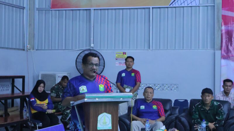 Wakil Bupati Aceh Tamiang Membuka Kejuaraan Open Turnamen Bulutangkis Piala Bupati CUP 