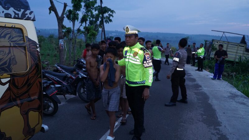 Operasi Zebra Semeru Polres Tuban Amankan 21 Remaja Pelaku Balap Liar