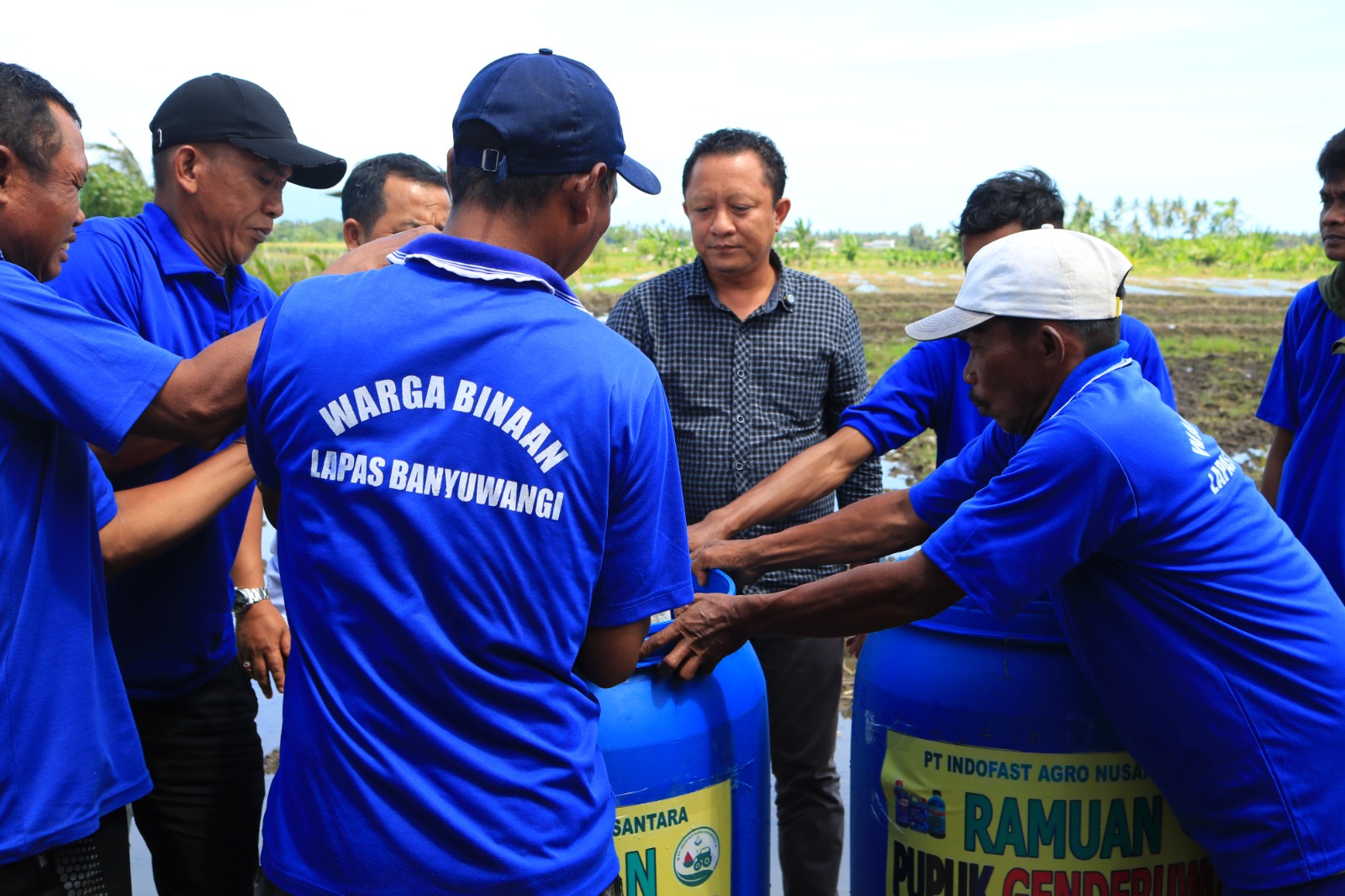 Warga Binaan Lapas Banyuwangi Dilatih Membuat Ramuan Pupuk Efisien untuk Optimalkan Hasil Pertanian