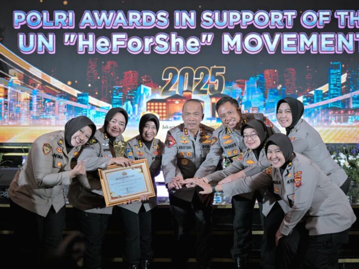 Penghargaan He For She 2025 Mantapkan Polda Jabar sebagai Pelopor Kesetaraan Gender di Polri