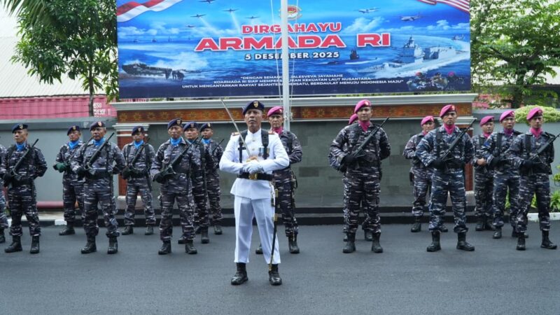 Lanal Palembang Gelar Upacara Peringatan Hari Armada RI Tahun 2025
