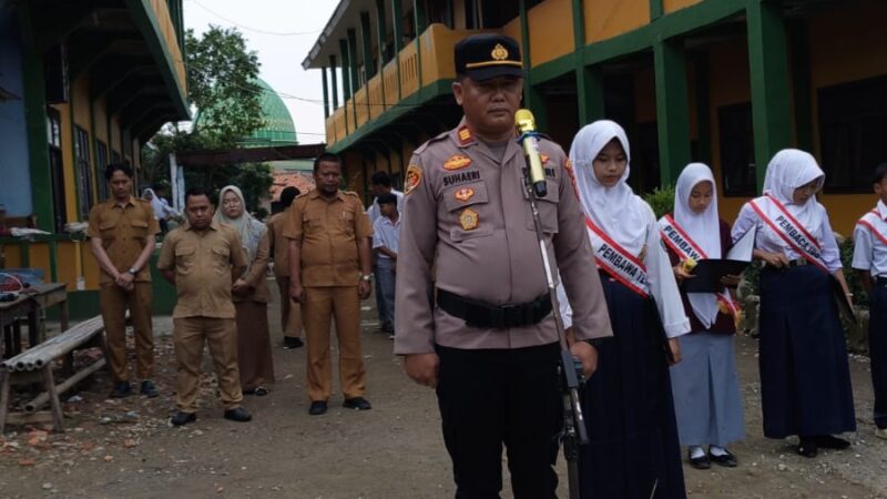 Kapolsek Pebayuran Dalam Penyuluhan Kambtibmas di SMK Bina Negara, Ingatkan Siswa Hindari Tawuran dan Narkoba 