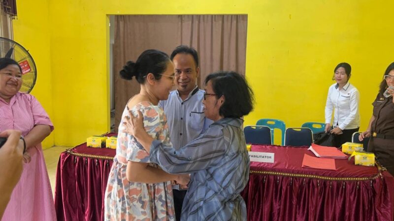 Pulihkan Hubungan Kekeluargaan, Perkara Penganiayaan Di Humbahas Diselesaikan Dengan RJ