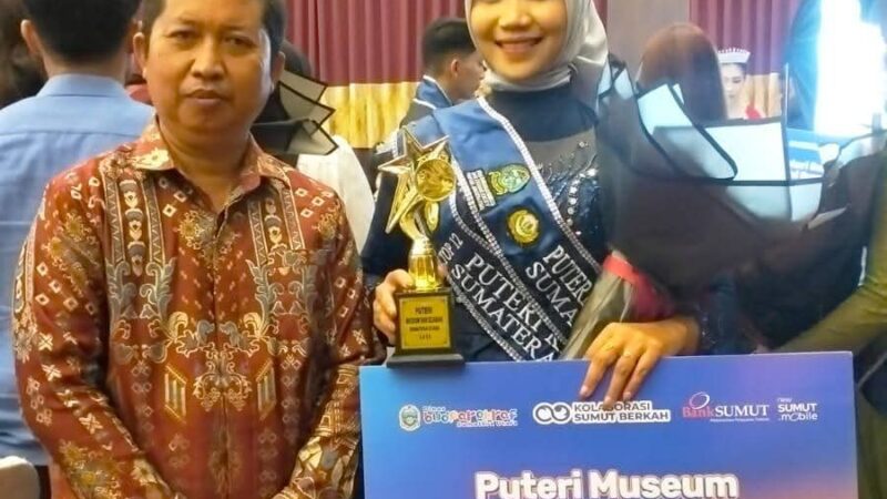 Widya Wati Raih Peringkat 4 Gelar Putri Museum,dan Ukir Sejarah Sumut 2025