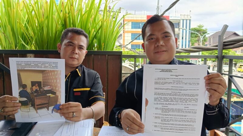 Glory Law Office,Laporkan Penyidik Polsek Rantau Bayur ke Propam Polri