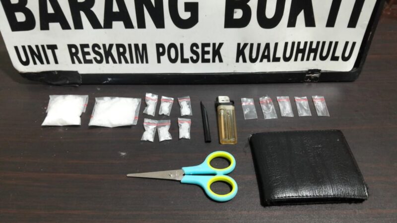 Polsek Kualuh Hulu Ungkap Peredaran Sabu Seberat 29,45 Gram di Aek Kanopan Timur