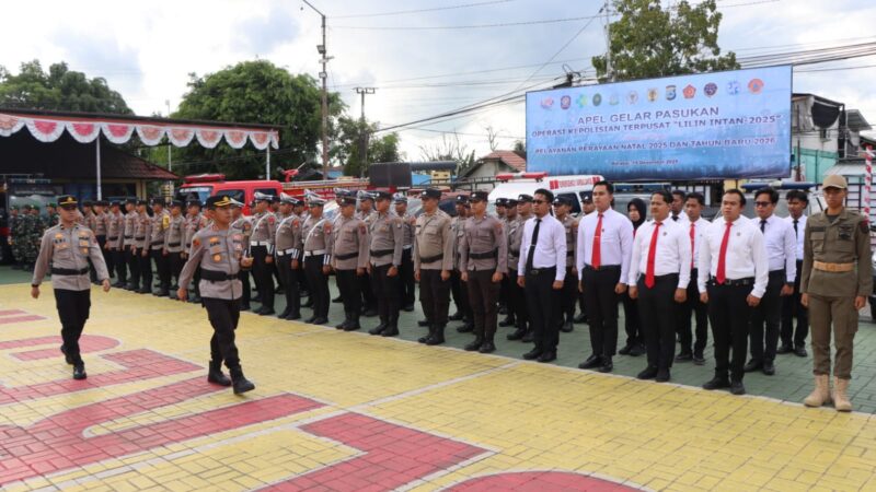 Polres HST Gelar Apel Pasukan Operasi Kepolisian Terpusat Lilin Intan 2025