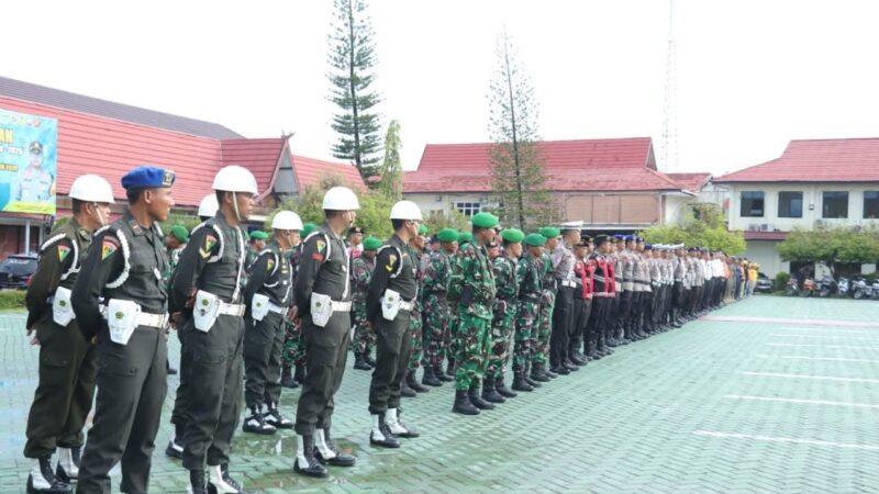 Gelar Operasi Lilin Intan 2025, Polresta Banjarmasin Siapkan Ratusan Personel Gabungan,Dipos Pelayanan dan Pengamanan 
