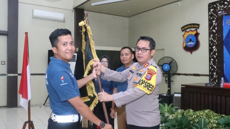 Polres HSU Lepas Kontingen Polisi Cilik Banua Menuju Final Tour Olahraga Baris -Berbaris, U-12 Tingkat Nasional 2025