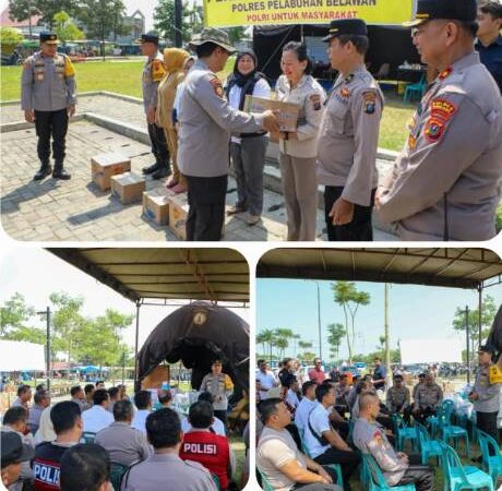 Wakapolda Sumut Tinjau Posko Pengungsian dan Berikan Arahan Kepada Personel di Belawan 