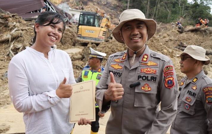 Lupakan Harta Bendanya Demi Evakuasi Tetangga dari Longsor, Polwan Tapteng Dapat Apresiasi dari Kapolres Tapanuli Tengah 
