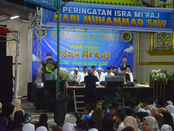 Peringatan Isra Mi’raj Nabi Muhammad SAW Digelar Khidmat di Masjid Jami At-Taqwa Mumunggang