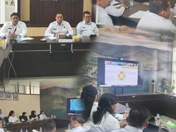 BNNP Sumut Mengikuti Soft Entry Meeting Pemeriksaan BPK RI. Secara Virtual