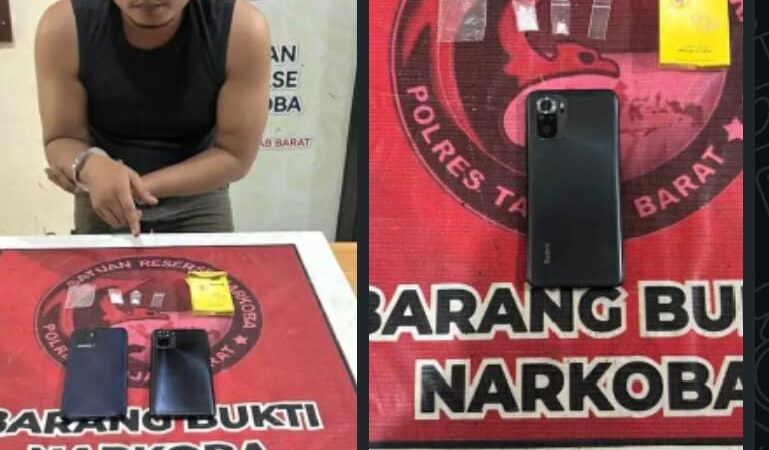 Satresnarkoba Polres Tanjab Barat Ungkap Peredaran Narkotika dan Amankan Seorang Terduga Pengedar