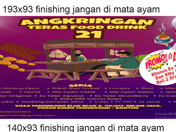 Segera Launching Angkringan Teras Food Drink 21 Villa Tangerang Elok 