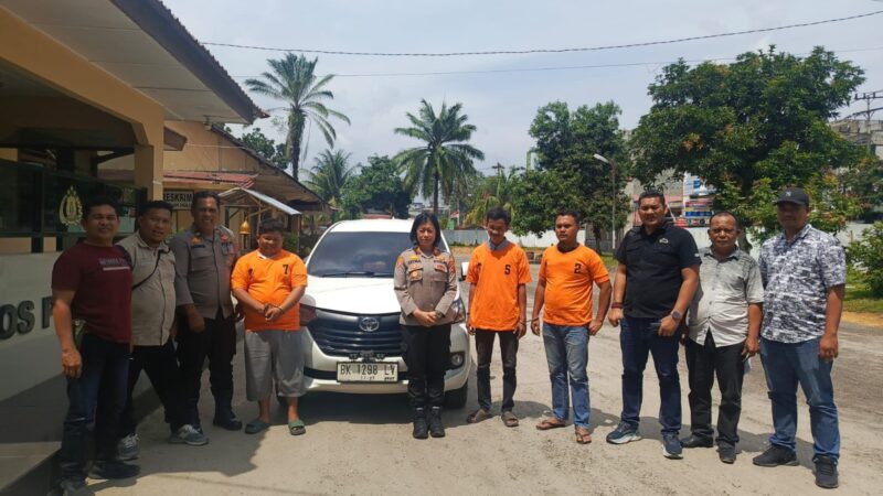 Polsek Kualuh Hulu Ungkap Kasus Penggelapan Mobil Avanza, Tiga Tersangka Diamankan