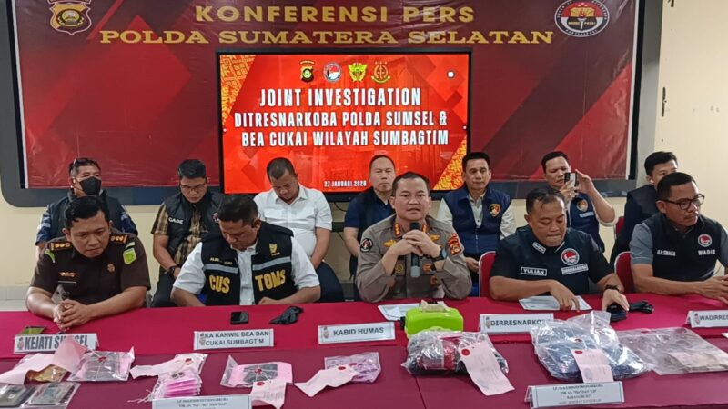 Selamatkan 27 Ribu Jiwa, Polda Sumsel Sikat Jaringan Narkoba Lintas Provinsi