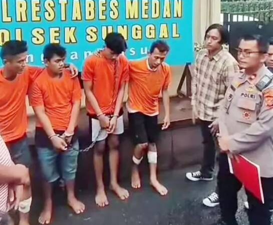 Residivis Curanmor Spesialis Rumah Ibadah Ditembak Polsek Sunggal