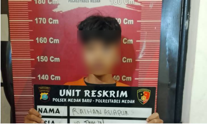 Polsek Medan Baru Ringkus Pelaku Curanmor di Jalan Biduk 