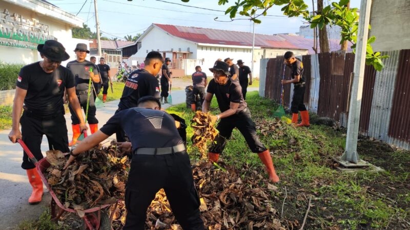 Kolaborasi Brimob Sumut dan Warga, Lingkungan Bersih Jadi Prioritas Bersama