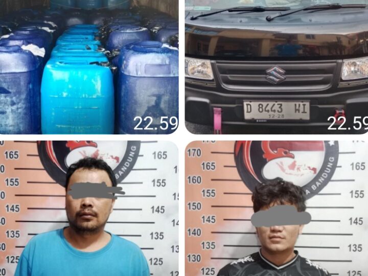Polisi Amankan Mobil Box Berisi 1.500 Liter Tuak Saat One Way di Jalur Wisata Soreang