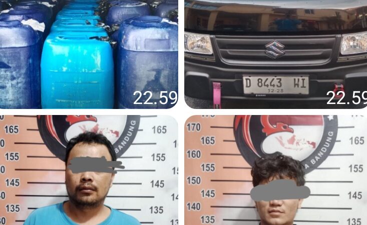 Polisi Amankan Mobil Box Berisi 1.500 Liter Tuak Saat One Way di Jalur Wisata Soreang